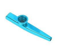 Alomejor Kazoo Metal Alloy Kazoo Harmonica Mouth Flute Kids Party Gift Kid Musical Instrument Ukulele Guitar Partner Kazoo (Blue)