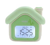 Alomejor Kids Alarm Clock, Smart Digital Clock with Night Light APP Control and Timer for Childrens Bedroom Time Management (Green)