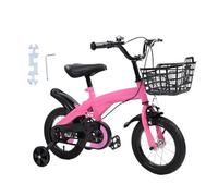 Alomejor Kids Bike 12 Inch, Adjustable Iron Frame Training Bike Suitable for 3-10 Year Olds Outdoor Play