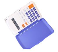 Alomejor Kids Calculator with Flip Cover, Fun Colorful Design, Essential Math Functions for Learning, Compact and Easy to Use for Students