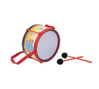 Alomejor Kids Drum Set Plastic Hand Drum Toy with Soft Mallets and Adjustable Strap Clear Rhythm Rounded Edges Skill Play for Toddlers Children Music Learning At Home (Snare )