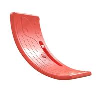 Alomejor Kids Rocker Board Promoting Sensory Development for Indoor Play 650g Plastic Load Bearing Children's Wobble Board with Bouncy Ball (Red)