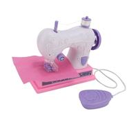 Alomejor Kids Sewing Machine Toy, Electric Sewing Machine Kit DIY Electric Toy Set with Play for Girls (Purple)