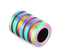 Alomejor Knife Lanyard Titanium Knife Bead Parachute Bead Paracord Bead Outdoor Pendant Beads for Outdoor Lanyard(Colorful)