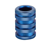 Alomejor Knife Lanyard Titanium Knife Bead Parachute Bead Paracord Bead Outdoor Pendant Beads for Outdoor Lanyard(Blue)