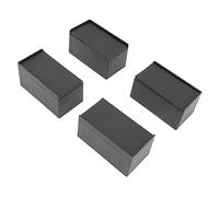 Alomejor L Shape Stackable Furniture Risers Rubber Sofa Stands for Bed, Smooth Corners Design for Family Safety, 4pcs for Elevating Tables and Chairs