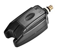 Alomejor LED Fishing Bite Alarm Light Indicator for Seizing Best Moment to Get Fish - Adjustable and Volume - for Multiple Rods - Metal & Plastic - Yellow/Black - 4.5 X 2 X 1.6 (Black)