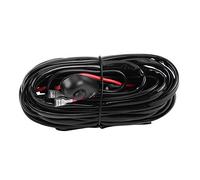 Alomejor LED Light Wiring Harness Power Switch Wiring Harness Kit for LED Light Bar with 300W Support Universal Fit Components Battery Direct Connection Easy Installation (One drag and one drag and