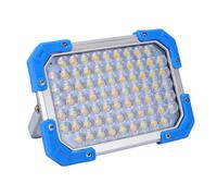 Alomejor LED Work Light, ABS PC Portable Work Flood Light with 73 LEDs, 7 Modes, Magnetic Base, Type C Rechargeable 6000mAh for Car Repair, Garage, Camping, Emergency