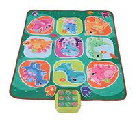 Alomejor Lighted Dance Pad, Adjustable Music & Lighting Modes Electronic Dance Mat for Kids Adults with Portable Foldable Feature
