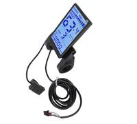 Alomejor Lightweight and Water Proof Electric LCD Display, Meter M5 with SM Cable for Electric Scooter Bike, Intuitive Data Viewing, Easy Installation, Enhanced Riding Experience