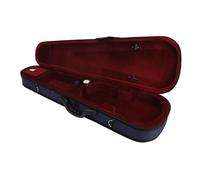 Alomejor Lightweight Violin Case, 3 Layer Protecting with Fastener Equipped with Humidity Meter for Violin Care (Red Lining)