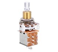 Alomejor Linear Potentiometer Tone Push Button Switch for Guitar 500K A500K Control Spring Pickup