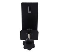 Alomejor Lock Box Door Mount Bracket Adjustable Steel Hooks for Secure Key Access for Vacation Rentals, Fits Doors 0.59" to 2.25"