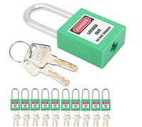 Alomejor Lockout Tagout Lock, Durable Nylon Material (Green)