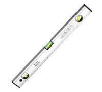 Alomejor Luthiers Tool, Aluminum Alloy 50cm Lightweight Guitar Level Ruler with Magnetic Sides for Instrument Tuning and DIY Projects
