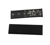 Alomejor M.2 NGFF SSD Enclosure Adapter Compact Aluminum Portable Design for Quick Data Transfer on the Go