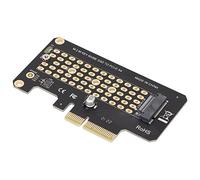 Alomejor M.2 PCIE Adapter, Large Capacity Storage Option | Supports NVME SSDs, Durable Aluminum Alloy, Fast Heat Dissipation