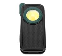 Alomejor Magnetic Work Light, ABS USB C Rechargeable LED Work Light with 1500mAh Battery Display, Magnetic Base Back Clip 4 Modes for Camping Car Repair Mechanics