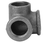Alomejor Malleable Iron Side Outlet Elbow 90° Fitting (DN15(1/2))