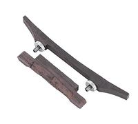 Alomejor Mandolin Bridge,Adjustable Compensated Height,Rosewood Mandolin Bridge,Professional String Action Control for Musicians Repair Performance Practice