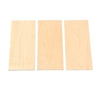 Alomejor Maple Wood Guitar Neck Shims, 3PCS E Guitar Sealing Panels for String and Timbre Setting, Simple Installation for Enthusiasts