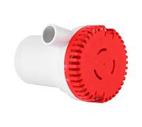 Alomejor Marine Bilge Pump, ABS Submersible Bilge Pump 2000 GPH 12V 24V DC, 9A Low Current Draw, Arrow Storage Case Strainer, Anti Airlock, for Boat Bait Tank Pond Pool (12V)