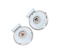Alomejor Marine Boat Windlass Foot Switch for - Up and Down in Operation - Revealing White Rubber + Stainless Steel 2 PCs