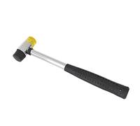 Alomejor Marteau à Double Tête pour Guitariste - Outil DIY de Luthier avec Têtes en Caoutchouc et Plastique, Idéal pour le Réglage des Frettes, Installation et Réparation de Guitar