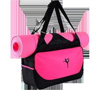 Alomejor MATA Yoga Bag Mango. High Physical Conditioning Bag Sports Capacity for Nylon Business Yoga (Rosy)