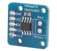 Alomejor MAX6675 Temperature Sensor, High Precision Thermocouple Module for Industrial Thermal Measurement, -200°C to +1350°C, 14-bit Resolution