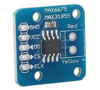 Alomejor MAX6675 Temperature Sensor, High Precision Thermocouple Module for Industrial Thermal Measurement, -200°C to +1350°C, 14-bit Resolution