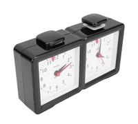 Alomejor Mechanical Chess Clock Timer Analog ABS Board Game Timer with Seamless Timing Transitions for Chess Go and Family Gatherings