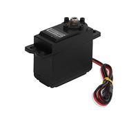 Alomejor Metal Gear DC Motor 25mm Alloy Sail Winch for RC Ships & Rope Machines - High-Torque Analog Servo with Inner Runner Design, Compatible with DIY Marine Models & Hobby Projects