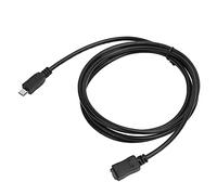 Alomejor Micro USB Extension Cord 1.5m/4.9ft Durable for Phone and Tablet Charging ABS Construction