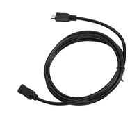 Alomejor Micro USB Male to Female Cable 1.5m/4.9ft for Smartphones and Tablets Lightweight Design