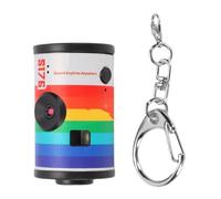 Alomejor Mini Camera Keychain Retro 1080P 1.47 Inch Color Screen