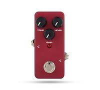 Alomejor Mini Distortion Effect Pedal, Aluminum Alloy 6.35mm Guitar Pedal