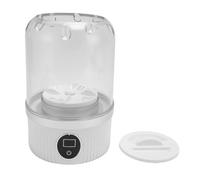 Alomejor Mini Portable Cordless Washing Machine 1000 RPM for Underwear Socks White, Fully Automatic Portable Washing Machine for Home or Travel Use