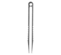 Alomejor Mini Tweezers with Precision Serrated Tips - Stainless Steel Multipurpose Tweezers for Gardening, Kitchen, Crafts, Electronics Repair, First Aid & Outdoor Use - Durable, Ergonomic