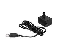 Alomejor Mini Water Pump Brushless DC Pump for Hydroponics and Aquaculture 12V 230L/H with USB Plug