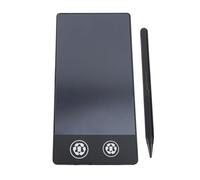 Alomejor Miniature LCD Writing Tablet, Hand Painted Erasable Drawing Board for Adults and Kids, 6.5 Inch Electronic Graffiti Art Pad for Home Office, CR2016 Lithium Battery (Black)