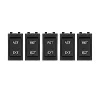 Alomejor Momentary Rocker Switch, Plastic Brass RV Jack Switch DPDT 4 Pin 3 Position On Off On, Reverse Polarity Motor Control for Trailer Tongue Jack for LCI Lippert Atwood