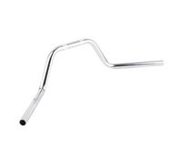 Alomejor Motorcycle Drag Handlebars Metal Flat Handlebar 22mm 720 X 145mm One Piece Forming Anti Skid Grip Simple Install for CG125 Street Bike Riders