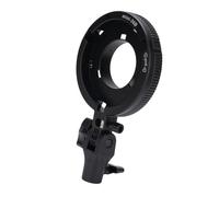 Alomejor Mount Adapter for Camera Flash Bracket Holder, Versatile Aluminum Softbox Beauty Dish Reflector Umbrella Mount for LED Light, Easy Setup for Professional Photographers