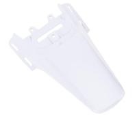 Alomejor Mud Guard Rear Flap Tire Protector for Pit Bikes Easy Installation and Custom Fit (White)