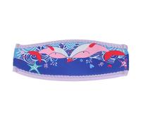 Alomejor Neoprene Diving Goggles Strap Cover Tearproof Fashionable Dolphin Design Protect Hair with Soft Texture for Swimming
