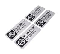 Alomejor No Smoking Signs 7x3 Inch Weather Proof Aluminum