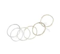 Alomejor Oud Strings Set Durable Lightweight Resonant Sound Quality for Music Enthusiasts Nylon Silver (12strings)