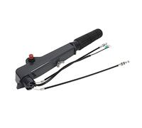 Alomejor Outboard Engine Steering Handle System, ABS Material Hardness Durable Steering Handle Arm, with Efficient Work Design, for Marine Engine Replacement